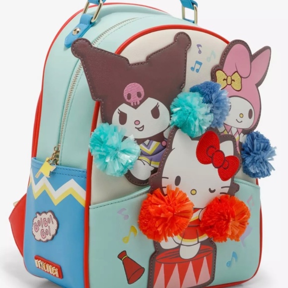 NWT Sanrio Hello Kitty and Friends Cheerleader Mini Backpack - Picture 2 of 4